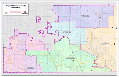 Arapahoe County gets new commissioner district map